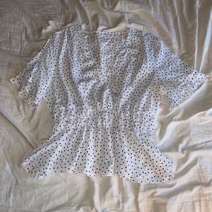 Polka dot Shein top